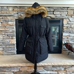 ❄️ ORORO Women’s Heated Parka w Faux Fur Hood 3 Heat Settings size M